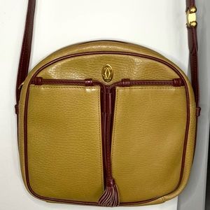 Authentic Cartier Leather Shoulder/Crossbody Bag